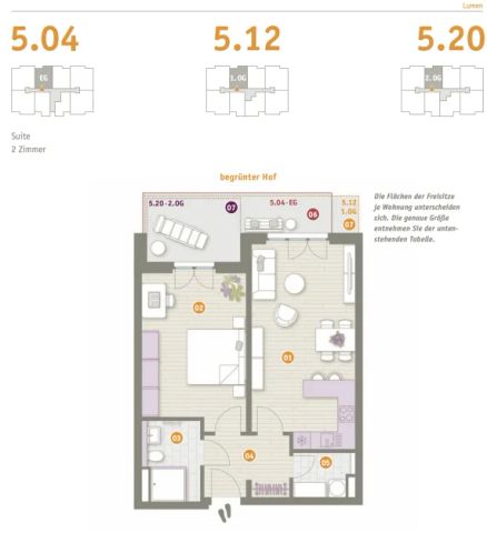 5.12 Perfekte 2 Zimmerwohnung in Nauen zum Erstbezug - Foto 5