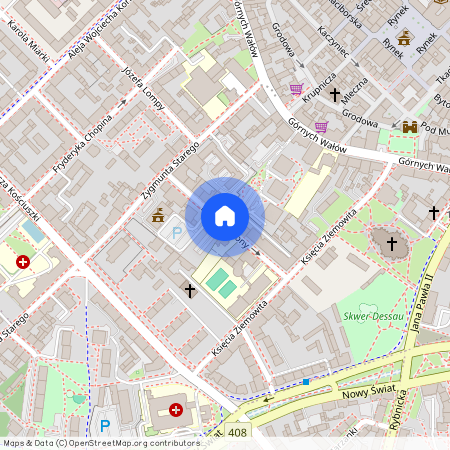 ul. Królowej Bony, Śródmieście, Gliwice, śląskie