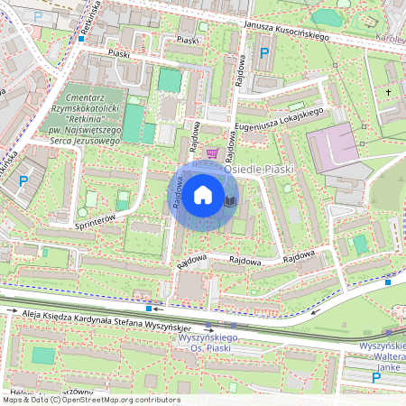 Łódź, Polesie, Retkinia, Wyszyńskiego