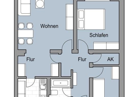 Schöne 2,5-Zi.-Wohnung mit Balkon und Blick auf den Stadtpark! - Foto 1
