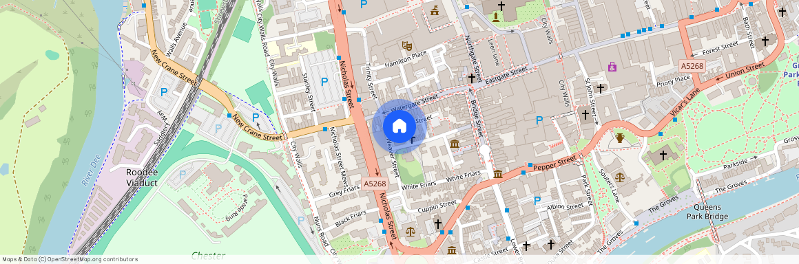 Classic Single Bed Studio at Chester, Commonhall Street CH1