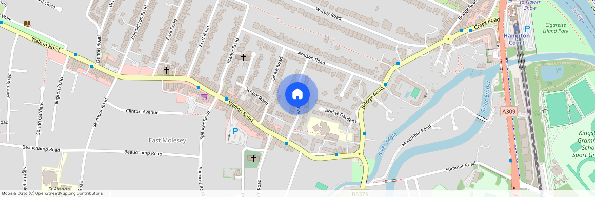 Hansler Grove, East Molesey, Surrey, KT8