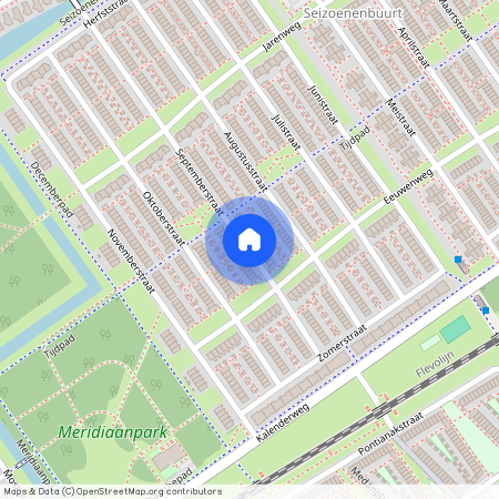 Seizoenenbuurt West, 1335 EA, Septemberstraat, Almere