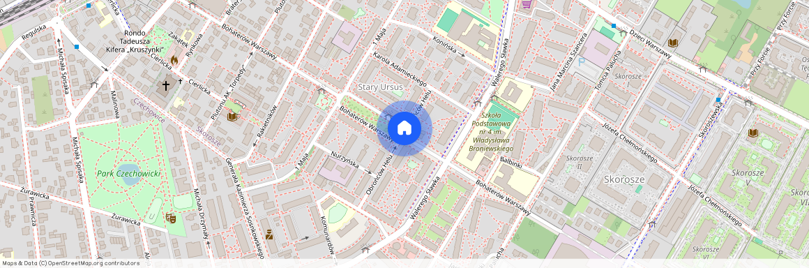 ul. Obrońców Helu, Skorosze, Ursus, Warszawa, mazowieckie