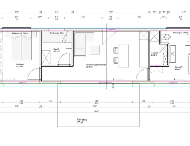 Miete inkl. Nebenkosten: 1.300 € pro Monat, inkl. Strom, inkl. Heizung - Foto 1