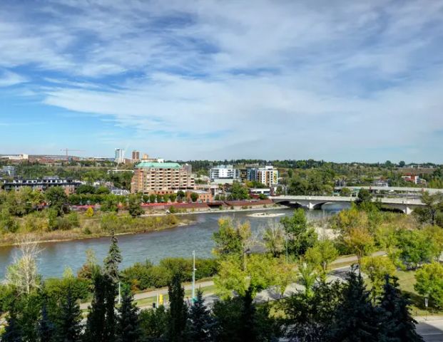 Great two bedroom with two bathroom apartment on 9th floor for rent. Great location. | 1108 6 Avenue Southwest, Calgary - Photo 1