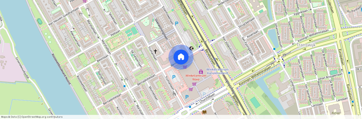 Kanaleneiland-Noord, 3527 GB, Bernadottelaan, Utrecht