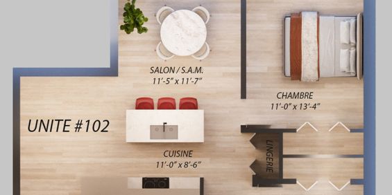 Logement Neuf - 2 Ch. - Tout Inclus - Photo 3