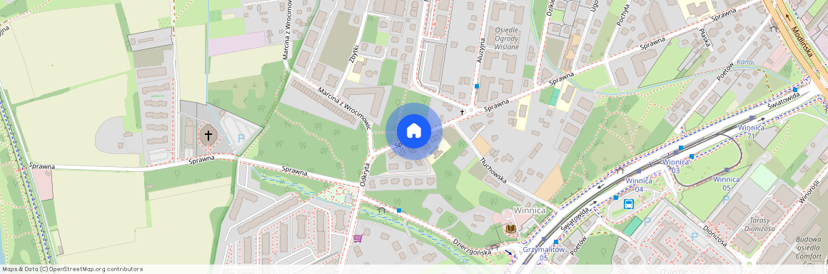 ul. Sprawna, Nowodwory, Białołęka, Warszawa, mazowieckie