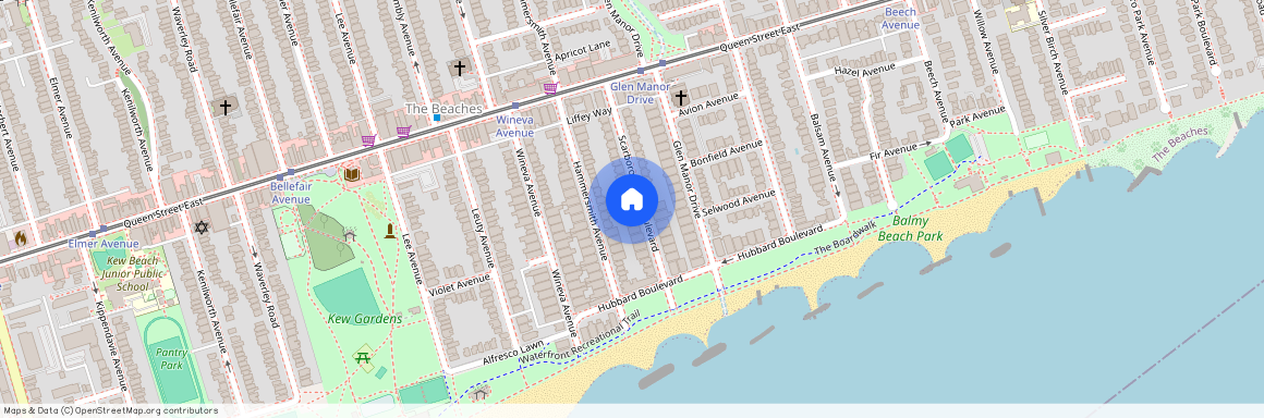 62 Scarboro Beach Boulevard #UPPER, Toronto, The Beaches