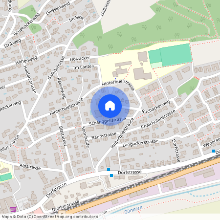 Schänggelistrasse 35, 4612 Wangen b. Olten, Lageplan