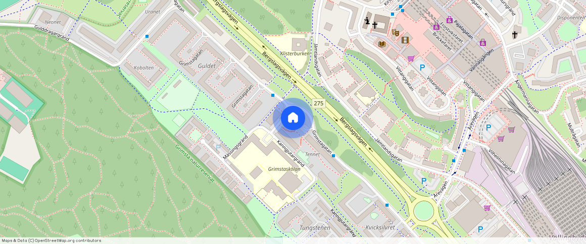 Kanngjutargränd **, Grimsta