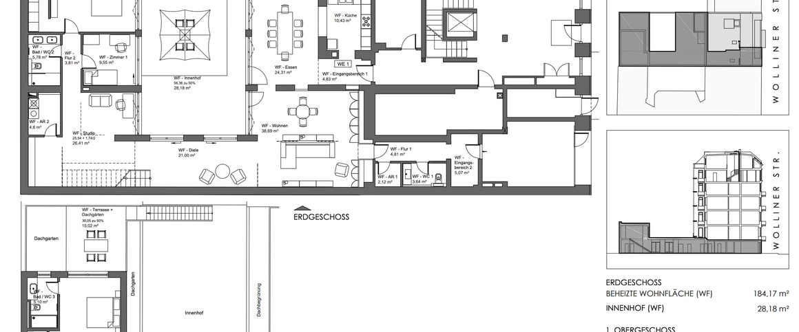 Wohnung in Wolliner Straße 5, 10435 Berlin für 265 m² mit 3 Schlafzimmer - Foto 1