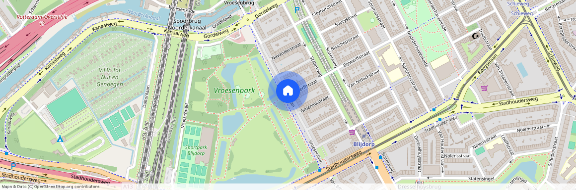Blijdorp, 3039 DT, Vroesenlaan, Rotterdam