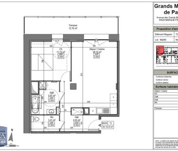 Location Appartement 2 pièces 51m² MARQUETTE LEZ LILLE 59520 - Photo 2