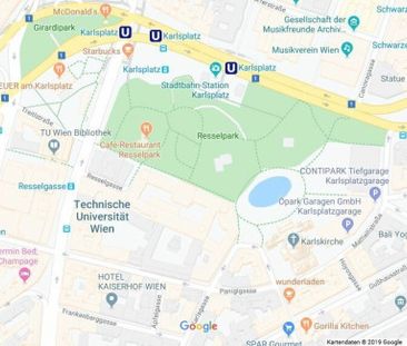 KARLSPLATZ IS CALLING: ruhige 2 Zimmer-Wohnung mit Gemeinschaftsdac... - Photo 4