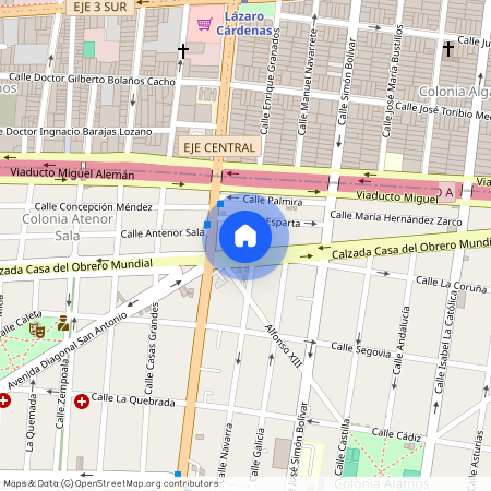 602 Obrero Mundial 736, Alamos, Benito Juarez, Ciudad de México, Mexico, 03400