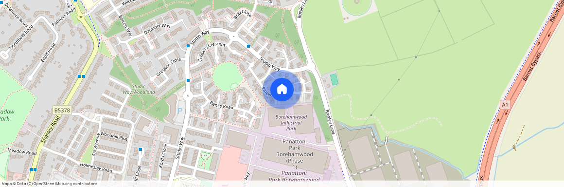 Pinewood Close, Borehamwood, Hertfordshire, WD6