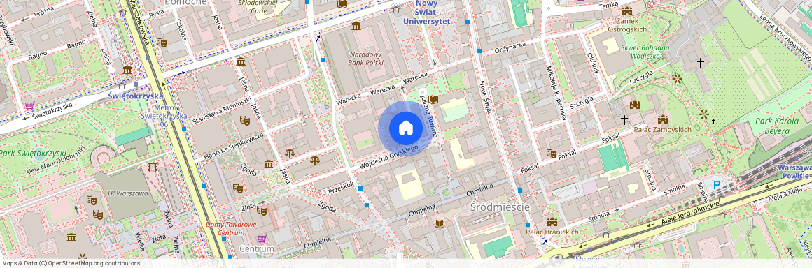 ul. Wojciecha Górskiego, Śródmieście Północne, Śródmieście, Warszawa, mazowieckie