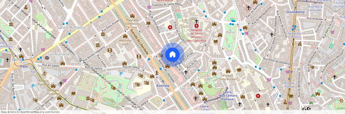 Rua de São José, Campo de Santana - Santa Marta, Santo António, Lisboa, Lisboa