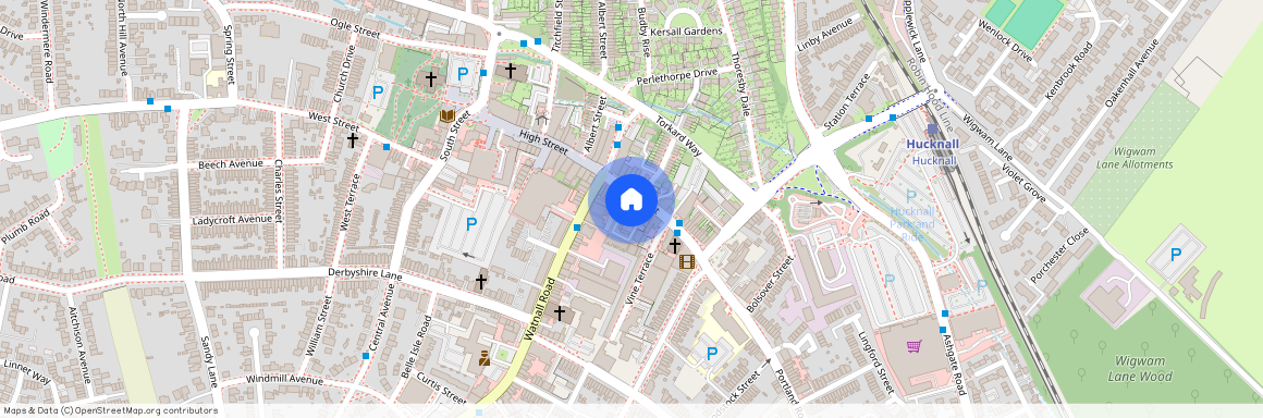 High Street, Hucknall, Nottingham, Nottinghamshire, NG15