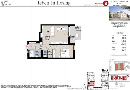 Erstbezug - Herrausragende 2-Zimmerwohnung in Hofruhelage | Fertigstellung 2025 - Foto 5