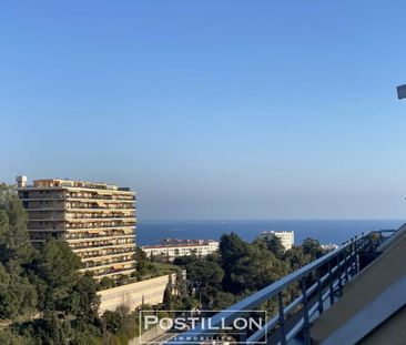 Studio Nice ouest vue mer terrasse - Photo 2