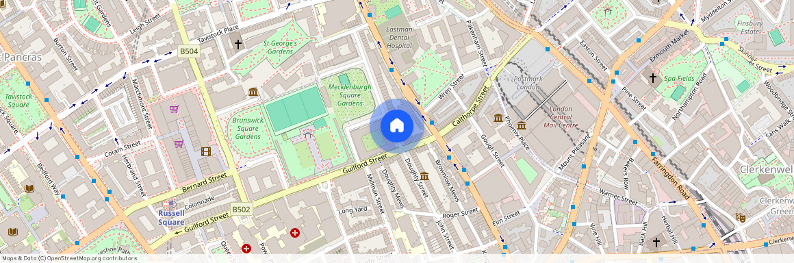 Elegant One-Bedroom Apartment on Doughty Street, Bloomsbury WC1N 2AA Kings Cross, London