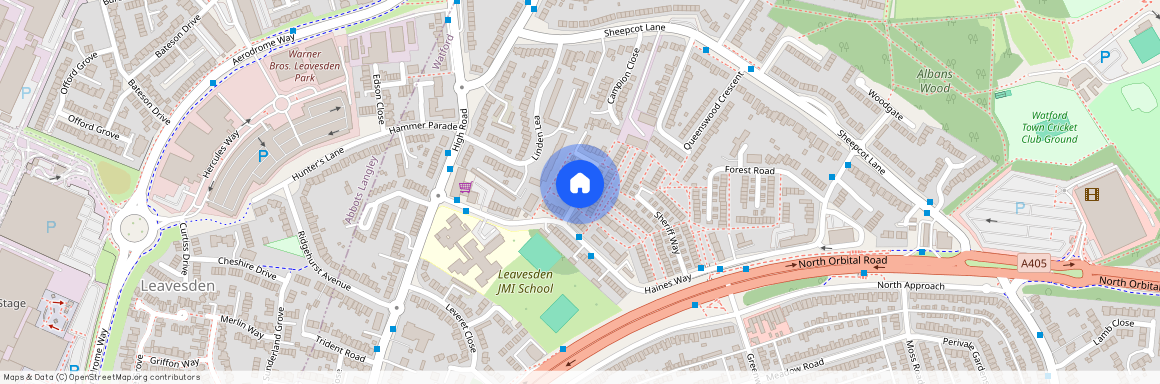 Nottingham Close, Watford, Hertfordshire, WD25