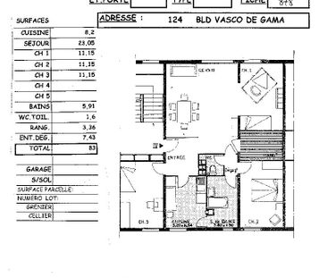 Location appartement T4 83.00m² à Reims (51100) Loyer CC * : 495.59... - Photo 2