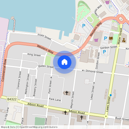 Flat 7 Edinburgh House, 95 Queen Street, Pembroke Dock, Pembrokeshire. SA72 6JE