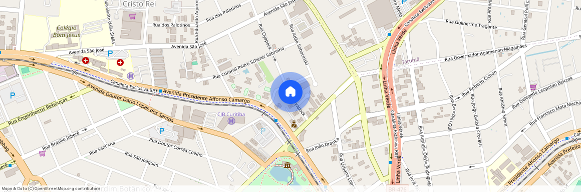 Rua Oyapock, 49 - Próximo ao Hospital Marcelino Champagnat - Cristo Rei, Curitiba, Paraná, 80050450