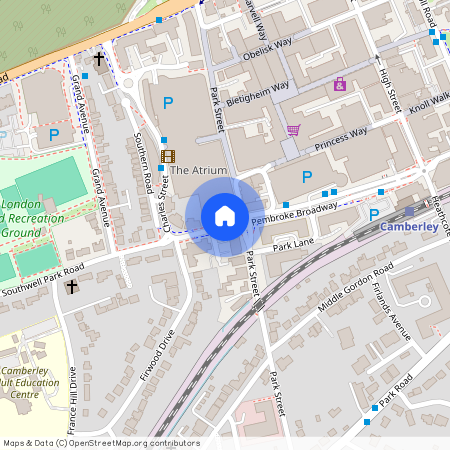 Pembroke Broadway, Camberley, Surrey, GU15