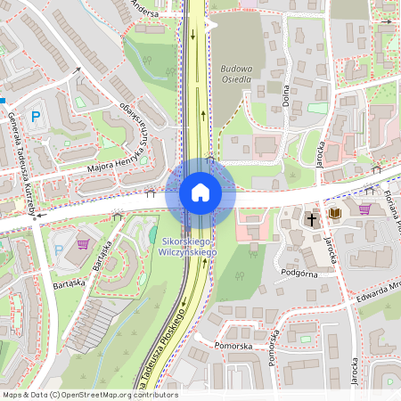 ul. Biskupa Tomasza Wilczyńskiego, Jaroty, Olsztyn, warmińsko-mazurskie