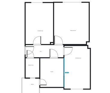 Moderne und gemütliche Wohnung mit Balkon - Photo 5