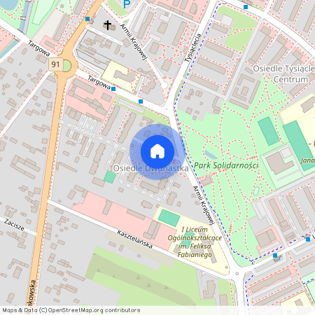 ul. Piwna, Radomsko, radomszczański, łódzkie