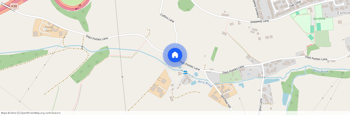 Days-pottles Lane, Exminster