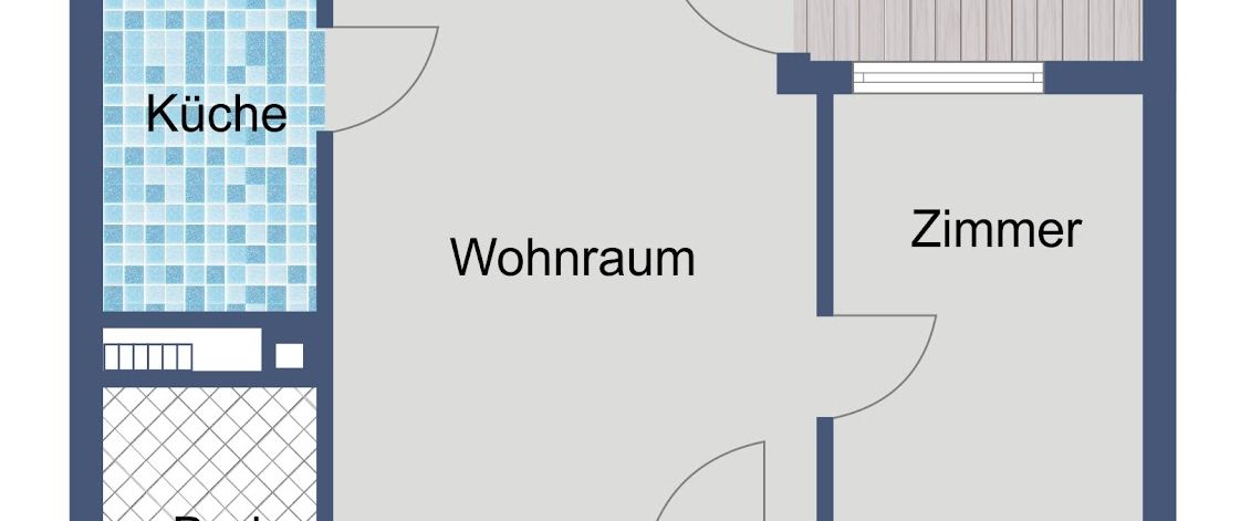 2-Zimmer-Wohnung mit Balkon und Aufzug in Offenbach - Photo 1