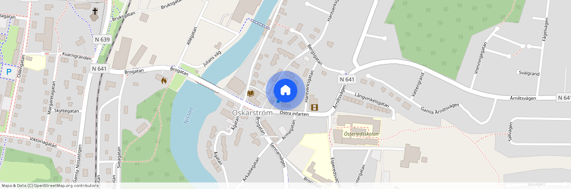 Mossegatan, Oskarström