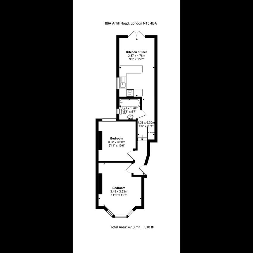 2 Bed Terraced House, Antill Road, N15 - Photo 1