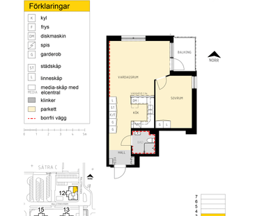 Rullstensvägen 12, våning 3 - Foto 1