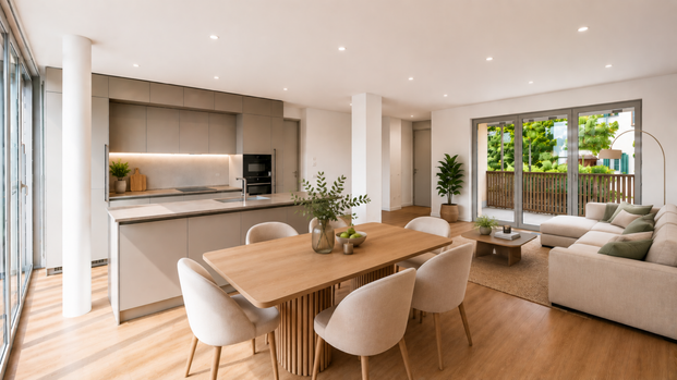 Hochwertiger Neubau - Elegante 4.5-Zi-Luxuswohnung mit Terrasse - Foto 1
