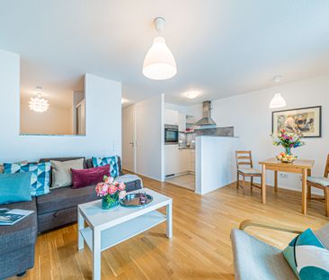 City-Residence: Modern möbliertes Apartment mit Balkon im Frankfurt... - Photo 3