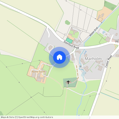 Church Walk, Marholm, Peterborough, Cambridgeshire, PE6