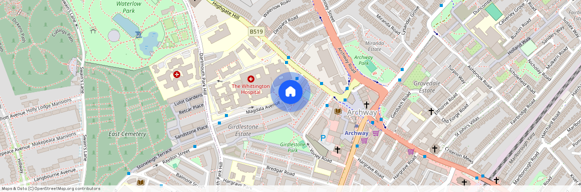 Salisbury Walk, N19 5DS