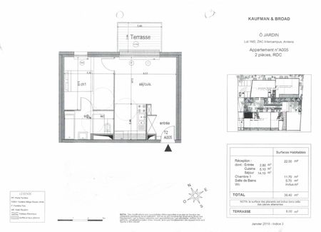 location Appartement T2 DE 39.4m² À AMIENS - Photo 5