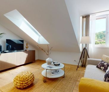 Ein­zig­ar­ti­ge Dach­ge­schoss­woh­nung im Ei­gen­tums­stan­dard - Photo 6