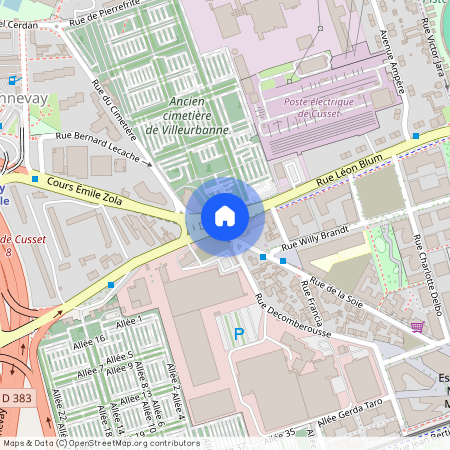 Rue Léon Blum, Francja, Villeurbanne