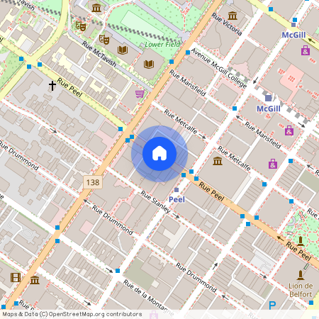 Rue Peel, H3A 0J1, Montréal