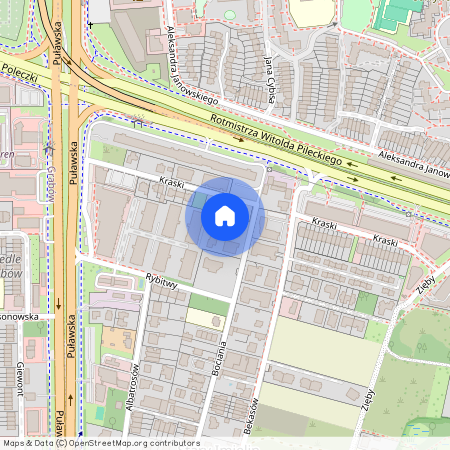 ul. Bociania, Stary Imielin, Ursynów, Warszawa, mazowieckie